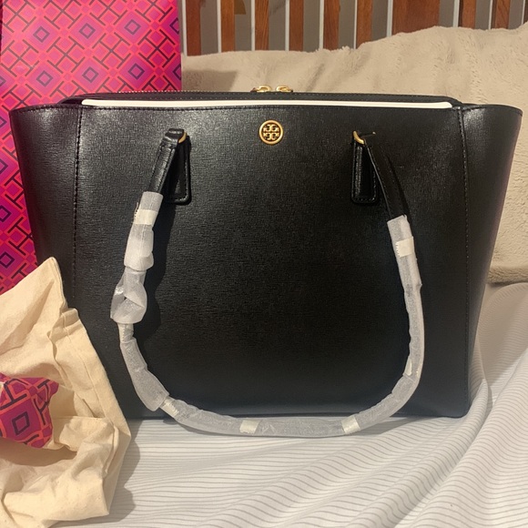 New Tory Burch small Robinson Tote - Picture 2 of 9